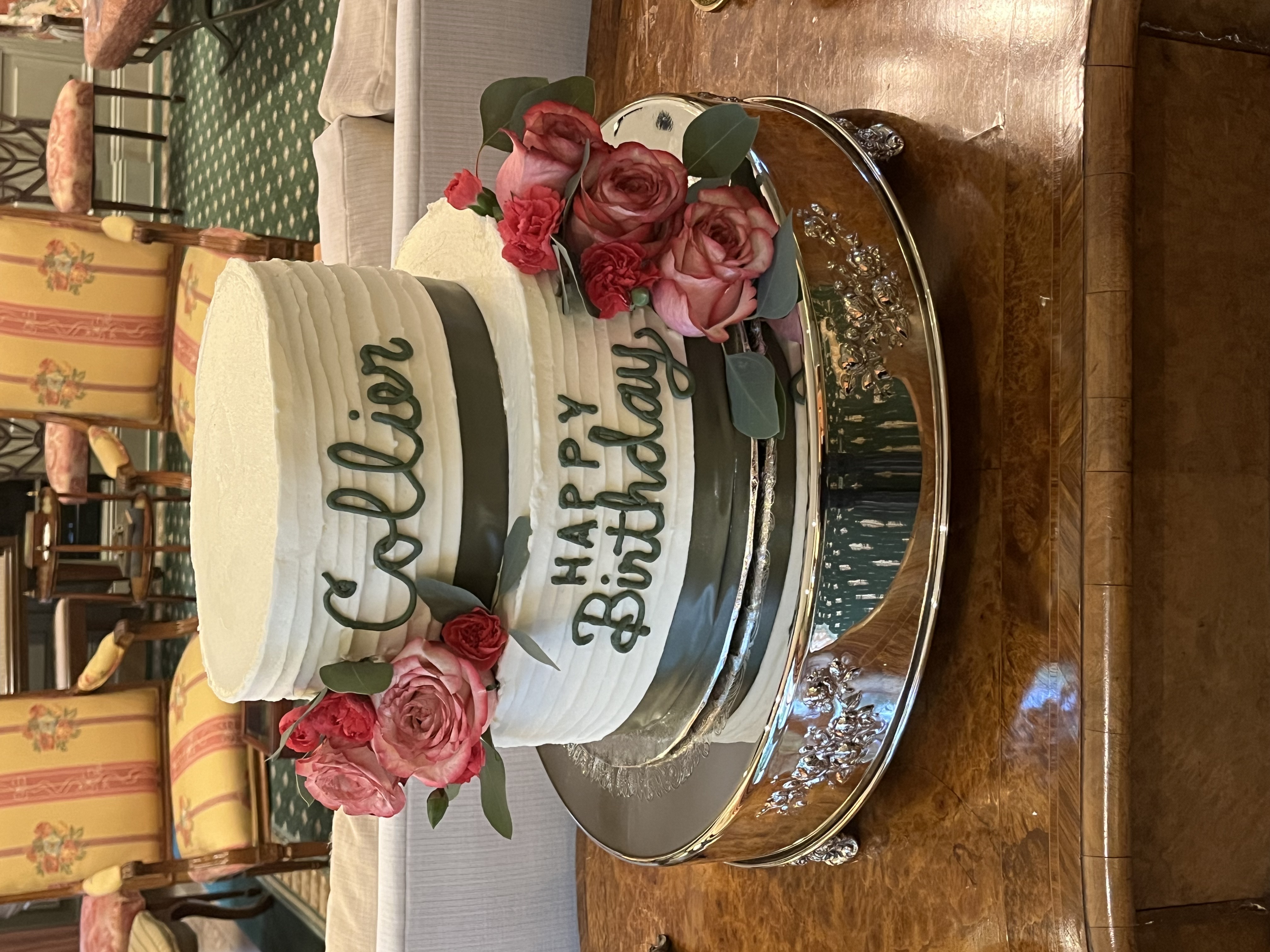 Assortment of specialty gourmet cookies and decorated cake