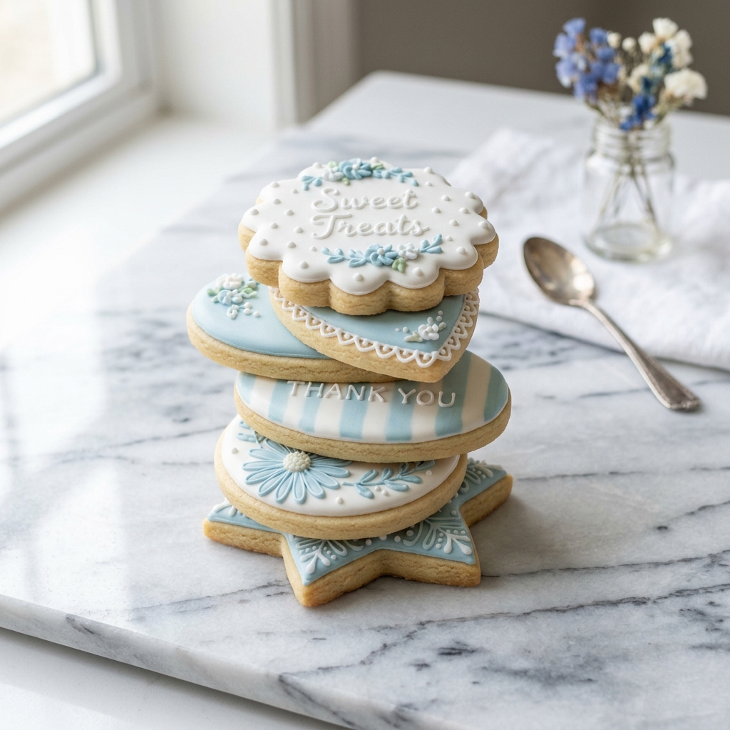 Decorated sugar cookies